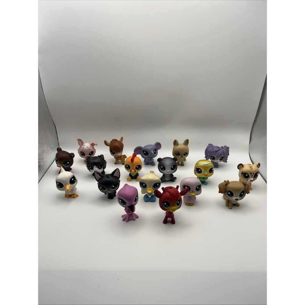 Authentic Littlest Pet Shop Bulk Lot of‎ 18 - Variety Pack Cats Dogs - See Pics